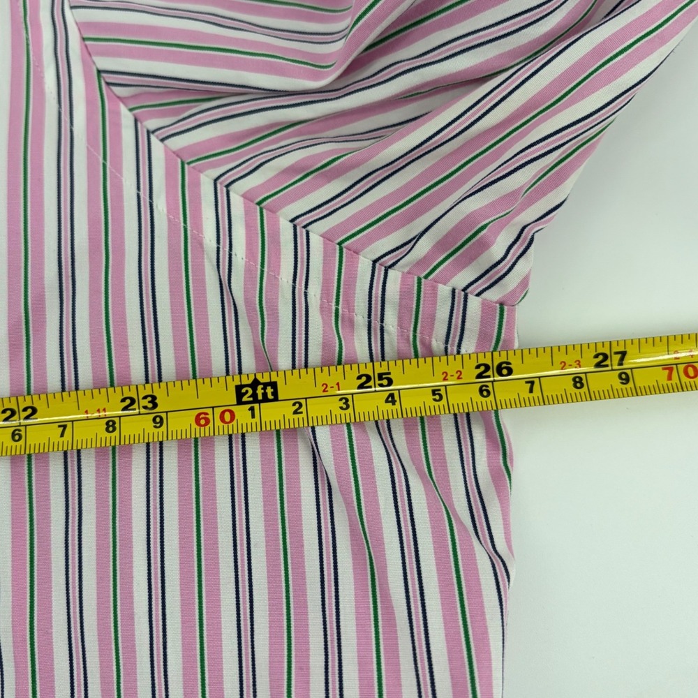 Polo Ralph Lauren POLO Stanton Classic Fit Pink Stripe Button Down Shirt Mens XL - Picture 9 of 9